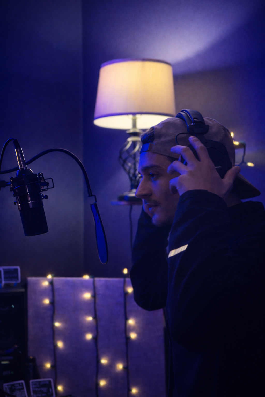 Blake in the booth