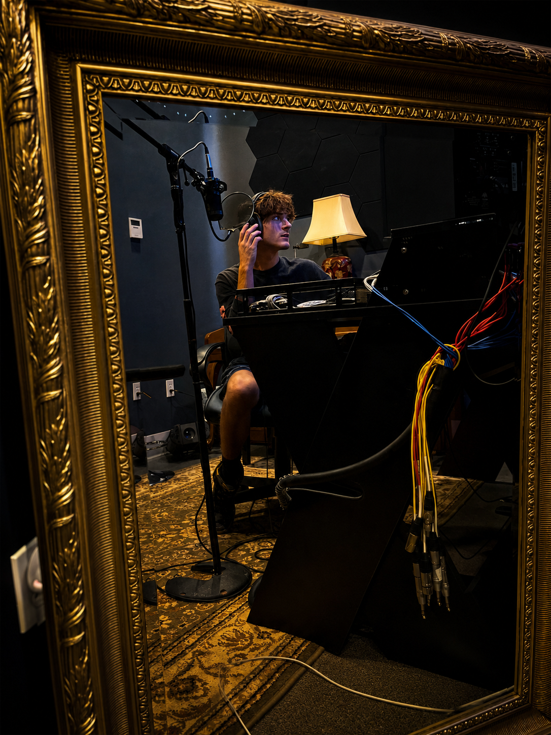 Blake in the booth