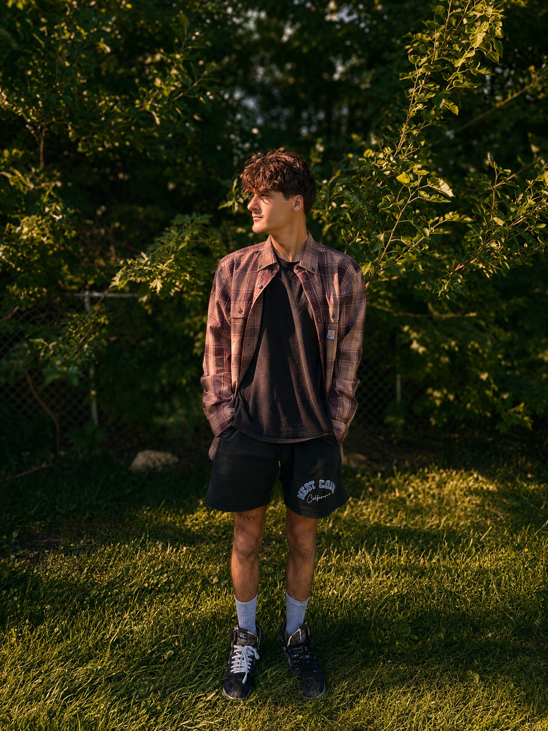 Blake Ridenour in the studio